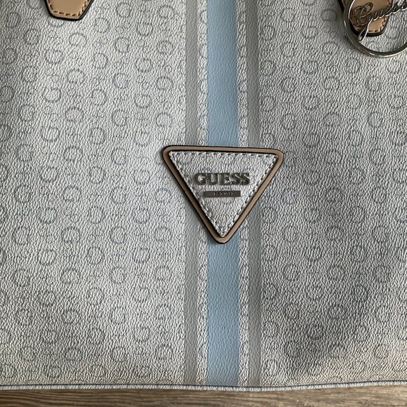 Guess Women's Tote Bag With Logo Print & Faux Leather Handles - Picture 11 of 14